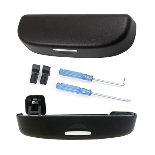 GAFAT Renαult Arkana 2020-2023 2024 Sonnenbrillenhalter Brillenetui Auto, Arkana Aufbewahrungsbox, Arkana Organizer, Kompatibel mit Renault Arkana Zubehör (Schwarz) von GAFAT