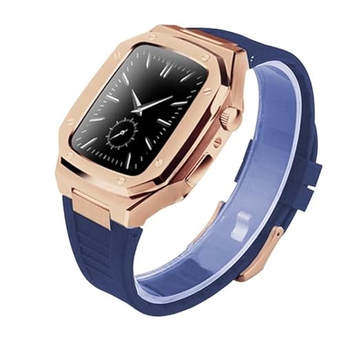 GAFNED Edelstahl-Uhrenarmband und Gehäuse, für Apple Watch Band 44 mm, Metallband, für iWatch Serie 9, 8, 7, 6, SE, 5, 4, 3, 2, 1, Correa, 38 mm, 40 mm, Ersatzteil, 41 mm, Achat von GAFNED