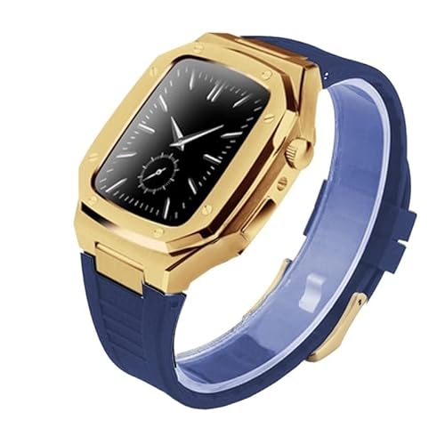 GAFNED Edelstahl-Uhrenarmband und Gehäuse, für Apple Watch Band 44 mm, Metallband, für iWatch Serie 9, 8, 7, 6, SE, 5, 4, 3, 2, 1, Correa, 38 mm, 40 mm, Ersatzteil, 41 mm, Achat von GAFNED