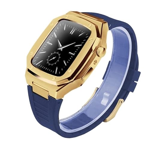 GAFNED Edelstahl-Uhrenarmband und Gehäuse, für Apple Watch Band 44 mm, Metallband, für iWatch Serie 9, 8, 7, 6, SE, 5, 4, 3, 2, 1, Correa, 38 mm, 40 mm, Ersatzteil, 45 mm, Achat von GAFNED