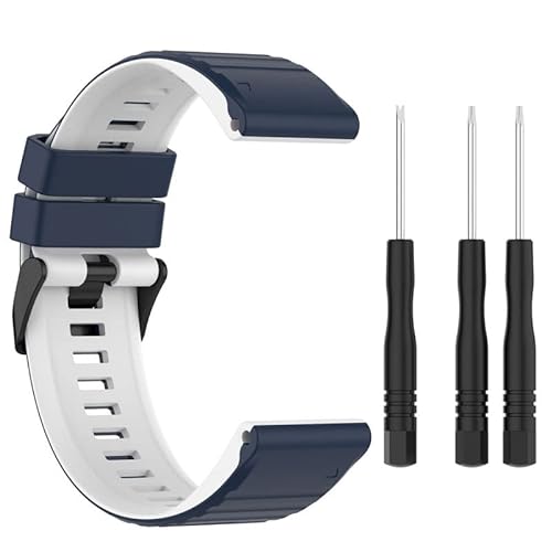 GAFNED Silikon-Uhrenarmband für Garmin Fenix 7X 7 6 6X Pro Smartwatch Armband für 5 GPS 5X Plus 3 HR Uhrenarmband 26 22 mm, 26mm For Fenix 7X, Achat von GAFNED