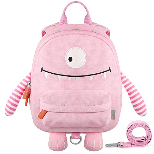 GAGAKU Kinderrucksack mit Brustgurt Mini Cartoon Kinder Rucksack Kleinkind für 2-5 Jahre Mädchen Jungen Tagesrucksack - Rose von GAGAKU