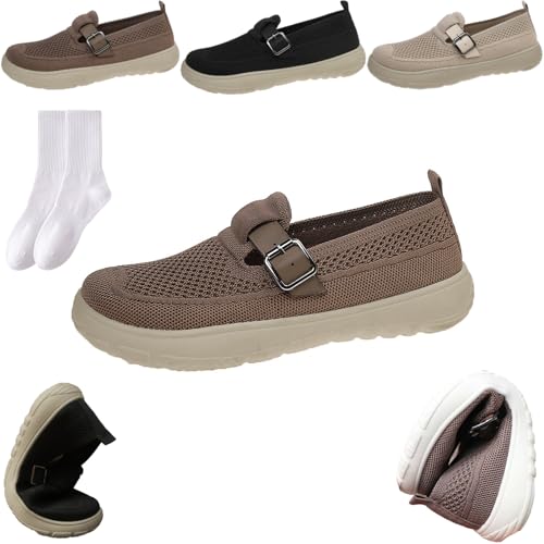 Sommer Atmungsaktiv Rutschfest Weiche Unterseite Ältere Schuhe Alte Frauen Verstellbarer Knöchelriemen Bequeme Wanderschuhe Senioren Casual Leichte Orthopädische Turnschuhe, braun, 0 UK Sommer Atmungsaktiv Rutschfest Weiche Unterseite Ältere Schuhe Alte Frauen Verstellbarer Knöchelriemen Bequeme Wanderschuhe Senioren Casual Leichte Orthopädische Turnschuhe, braun, 0 UK von GAGFDA