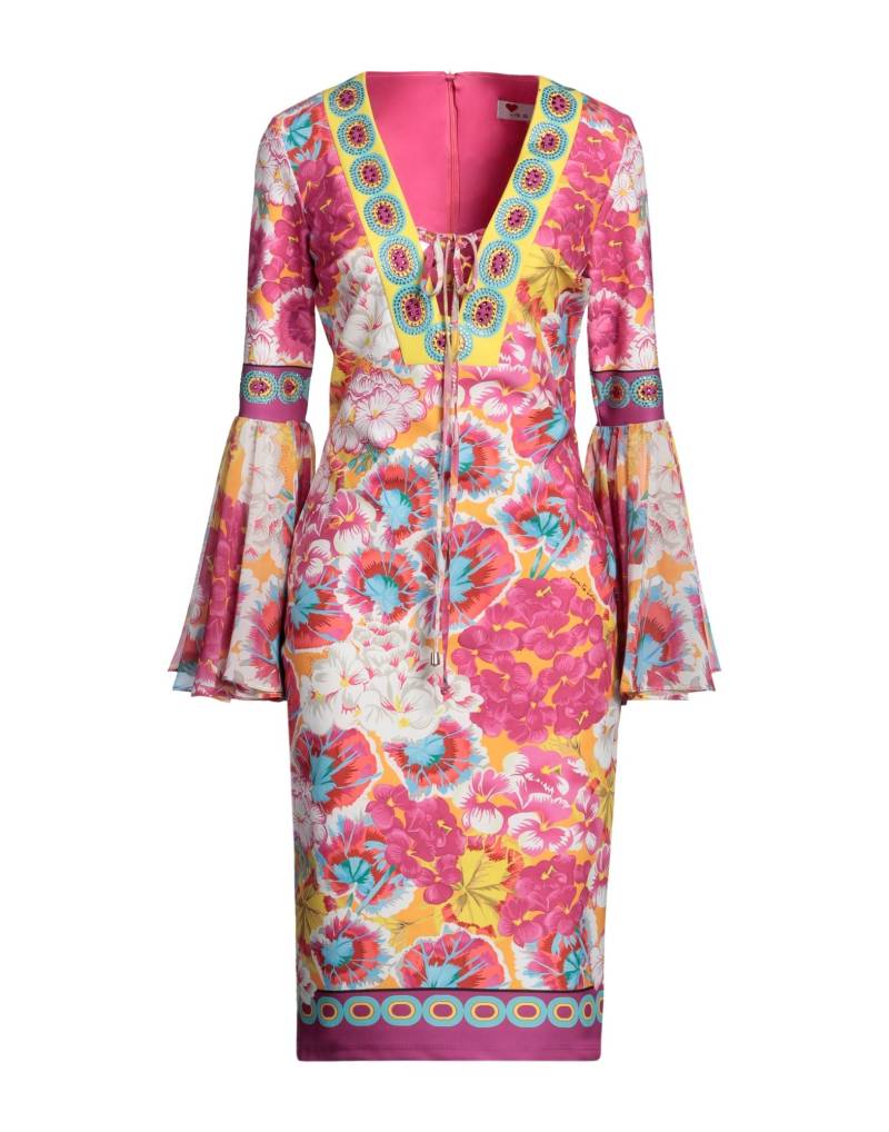 GAI MATTIOLO Midi-kleid Damen Fuchsia von GAI MATTIOLO