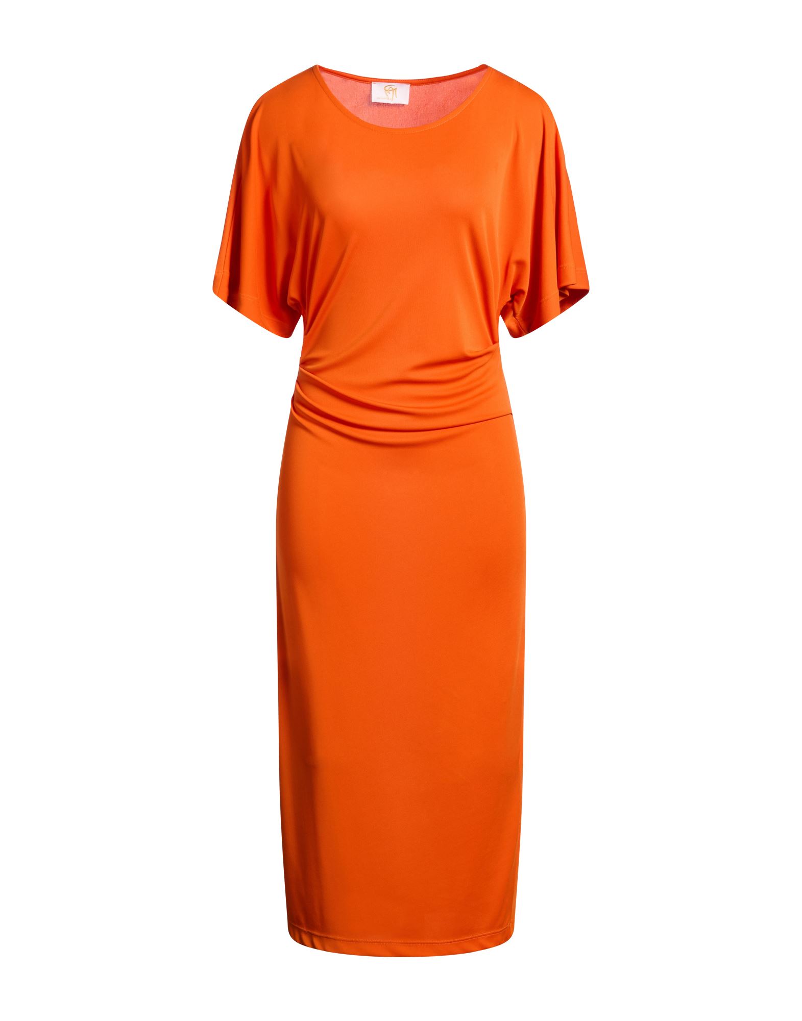 GAI MATTIOLO Midi-kleid Damen Orange von GAI MATTIOLO