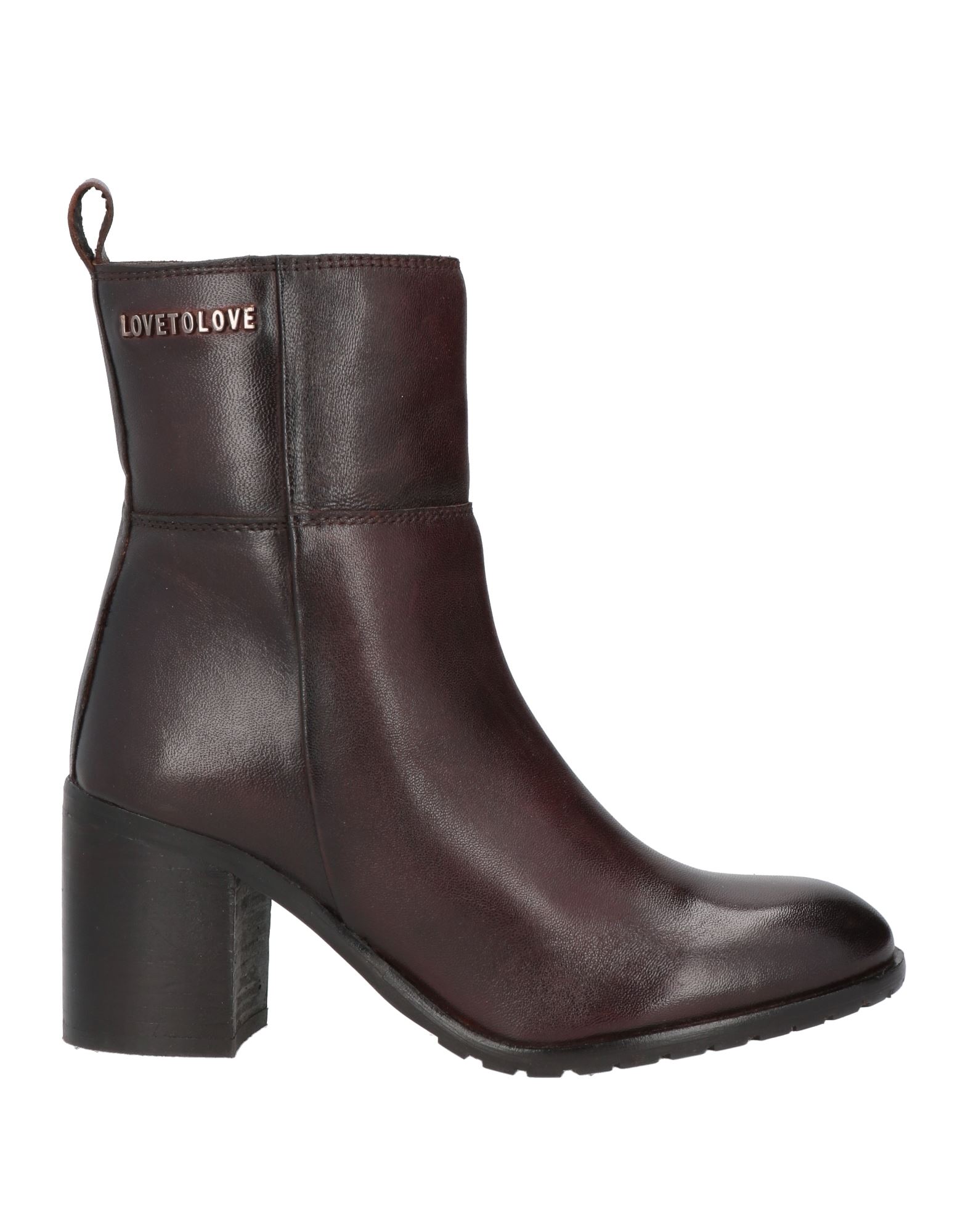 LOVETOLOVE® Stiefelette Damen Dunkelbraun von LOVETOLOVE®