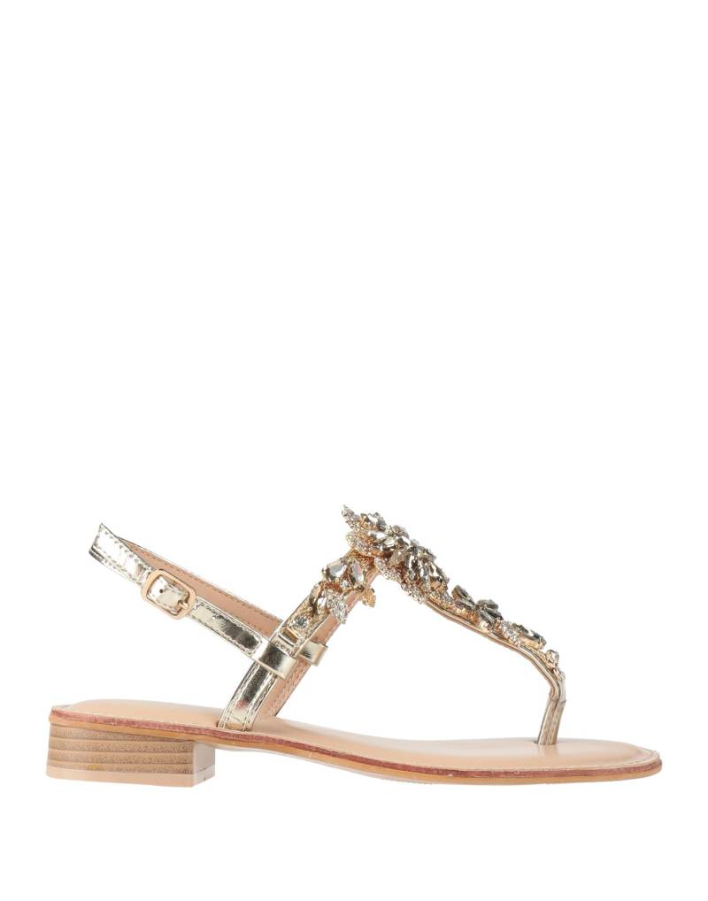 GAI MATTIOLO Zehentrenner Damen Gold von GAI MATTIOLO