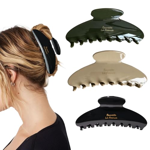 3 Stück Große Haarklammer, 11cm Rutschfeste Haarnadel, Haarspangen Damen für Dickes Haar, Claw Clip, Large Hair Barrettes, Haarspangen mit Großer Haarklammer 3 Stück Große Haarklammer, 11cm Rutschfeste Haarnadel, Haarspangen Damen für Dickes Haar, Claw Clip, Large Hair Barrettes, Haarspangen mit Großer Haarklammer von GAIALYST