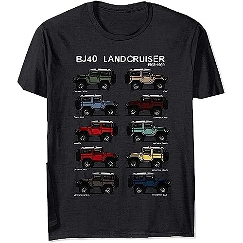 Men's Fashion Bj4 Fj40 Landcruiser Land Cruiser T-Shirt Birthday Gift Tees Black Men's Fashion Bj4 Fj40 Landcruiser Land Cruiser T-Shirt Birthday Gift Tees Black von GAIJIN