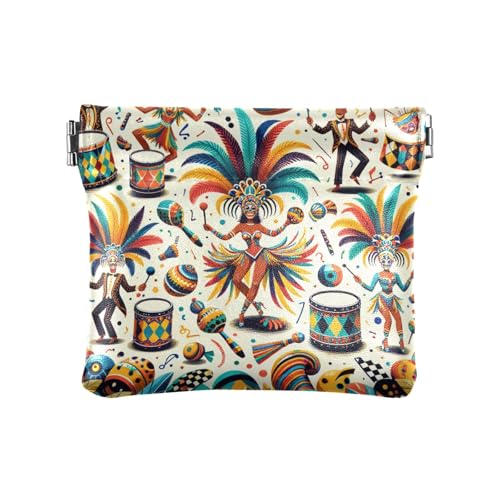 Münzgeldbörse, kleine Make-up-Tasche, Kosmetiktasche, Münzgeldbörse für Damen, Karneval, Festival, Party, Muster: Münzgeldbörse, kleine Make-up-Tasche, Kosmetiktasche, Münzgeldbörse für Damen, Karneval, Festival, Party, Muster: von GAIREG
