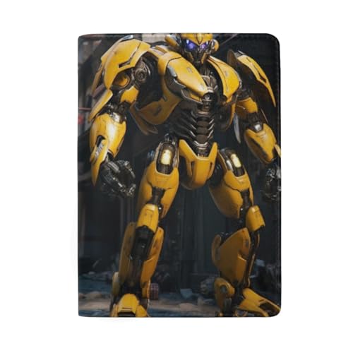 Passhülle Passhülle für Frauen, gelb mecha Roboter, gelber Mecha-Roboter von GAIREG