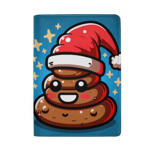 Reisedokumententasche Damen Reisepasshüllen für Damen, Cartoon-Kack-Weihnachten von GAIREG