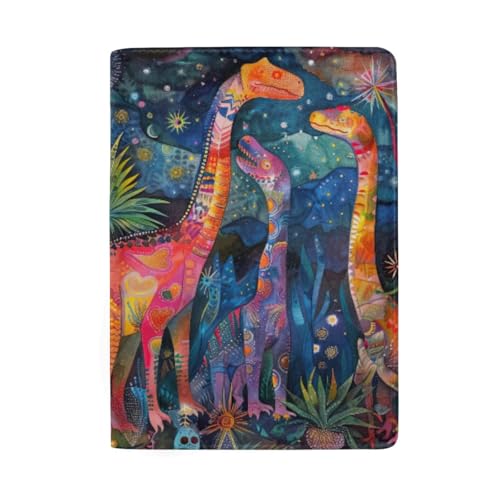 Reisepasshülle Reisepasshülle für Herren, Magische Dinosaurier von GAIREG