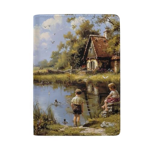 Reisepasshülle für Damen, Sommerangeln am See von GAIREG