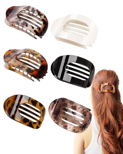 GAJUS Rutschfeste Große Flache Haarklammern Damen 6 Farben | Französisch-Matt Elegante Flat Claw Clips für Alltag, Sport und Autofahren | Stylische Accessoires GAJUS Rutschfeste Große Flache Haarklammern Damen 6 Farben | Französisch-Matt Elegante Flat Claw Clips für Alltag, Sport und Autofahren | Stylische Accessoires von GAJUS