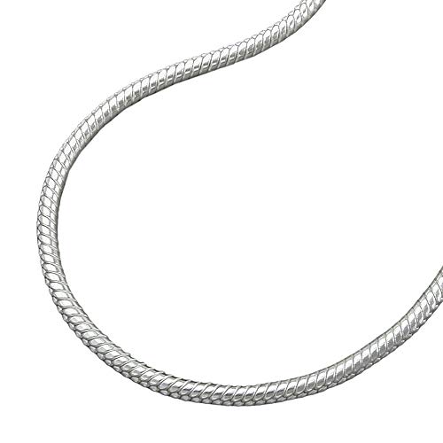 Kette 1,5mm runde Schlangenkette Silber 925 42cm von Gallay