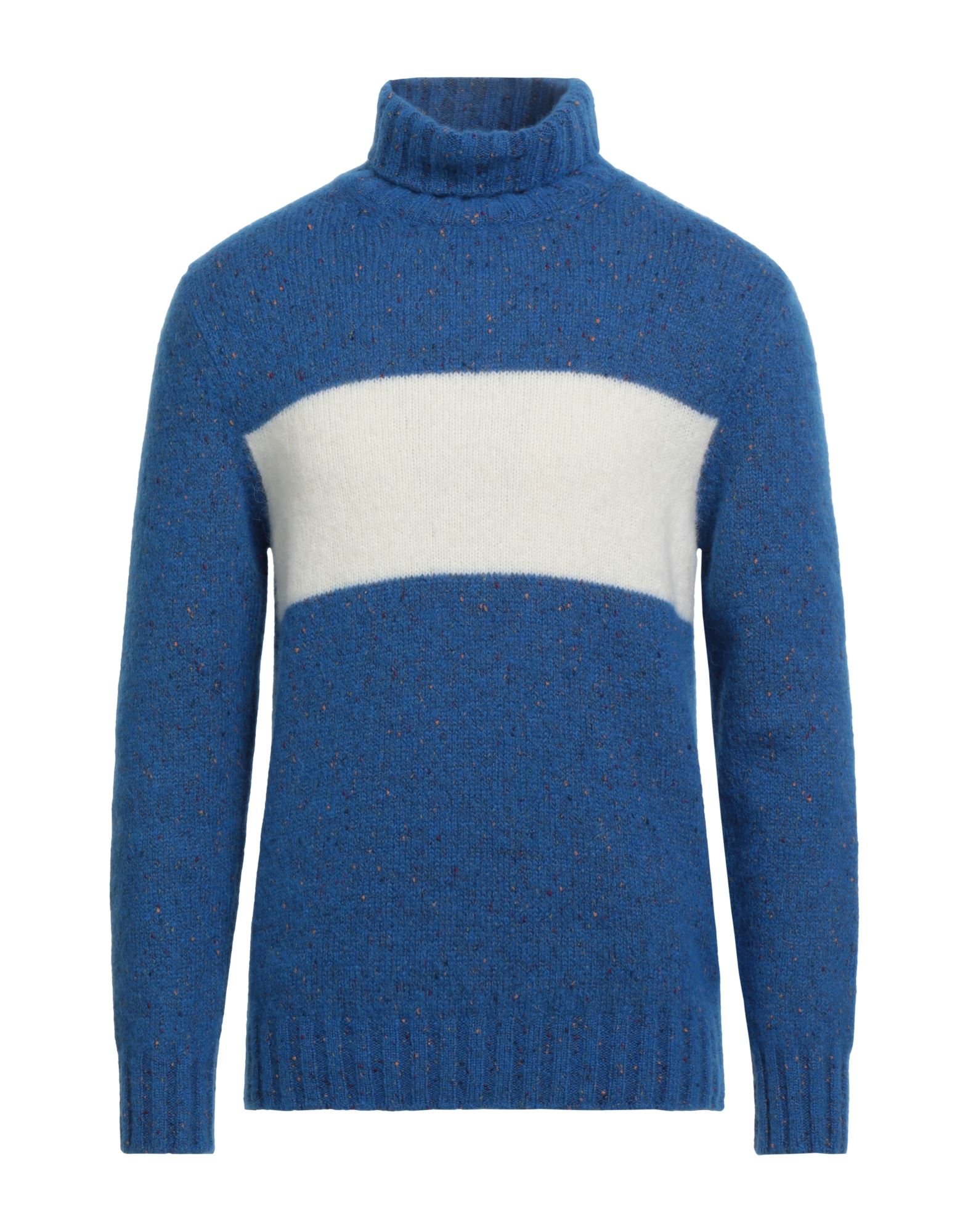 GALLIA Rollkragenpullover Herren Blau von GALLIA