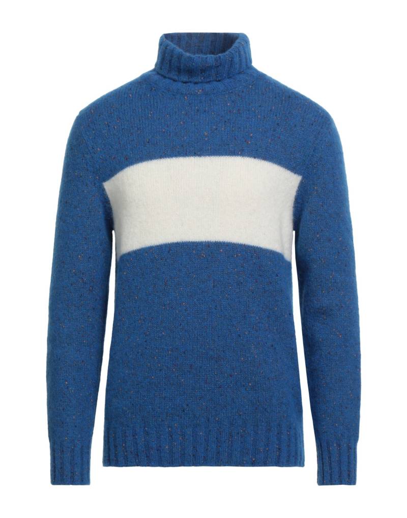 GALLIA Rollkragenpullover Herren Blau von GALLIA
