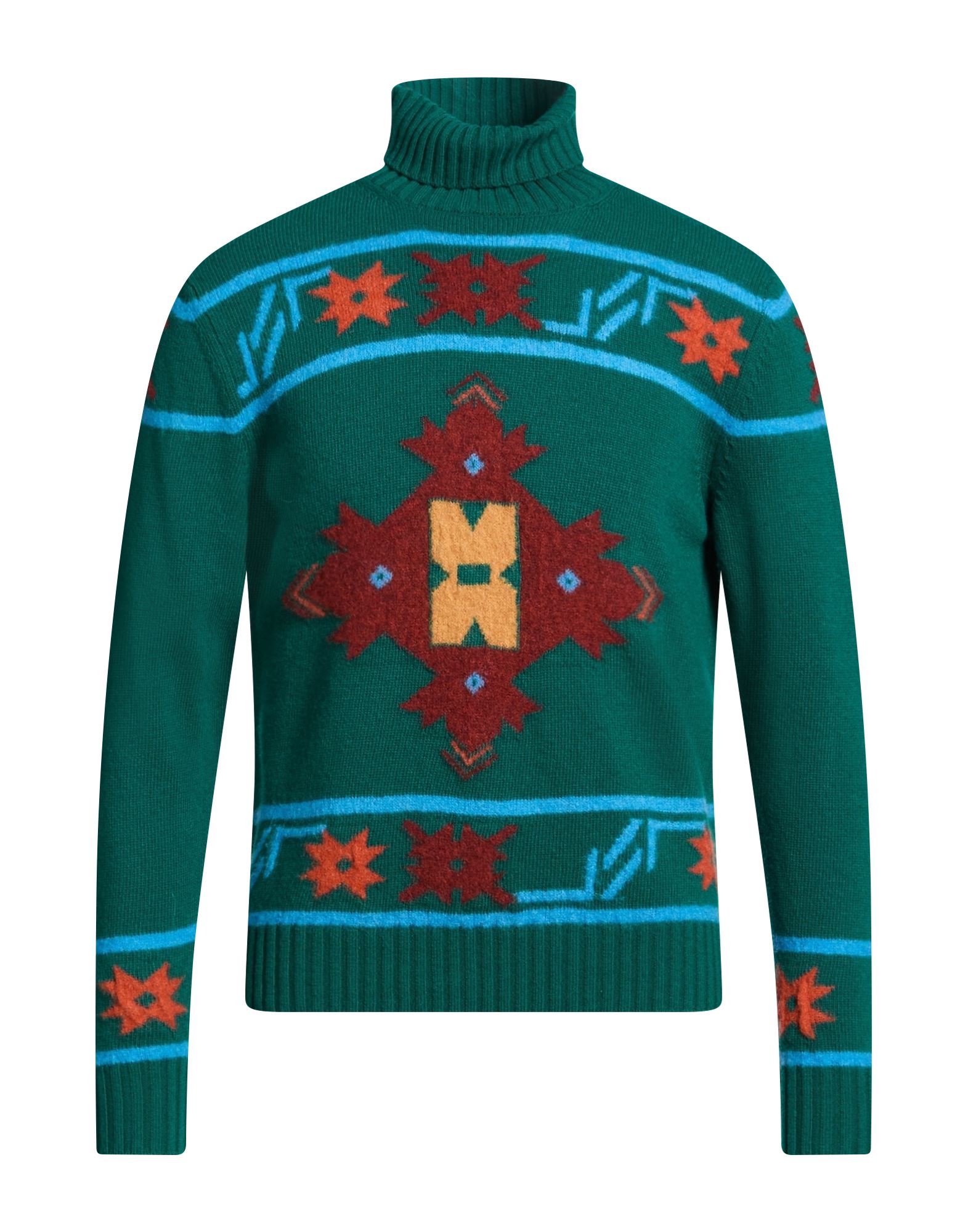 GALLIA Rollkragenpullover Herren Smaragdgrün von GALLIA