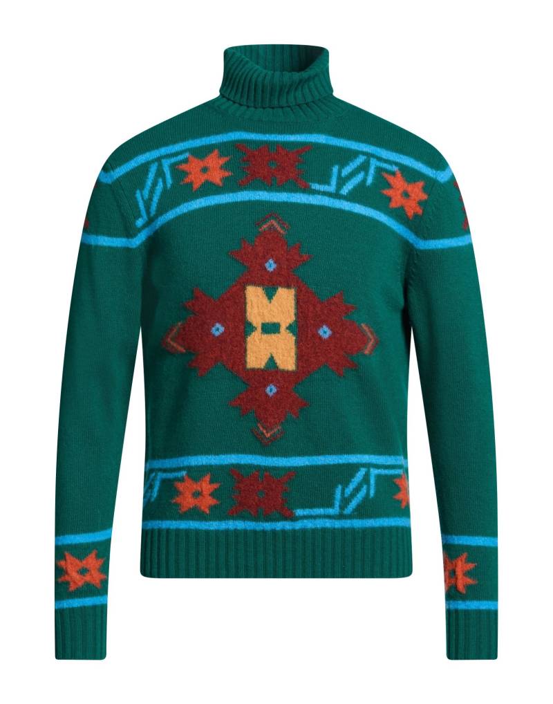 GALLIA Rollkragenpullover Herren Smaragdgrün von GALLIA