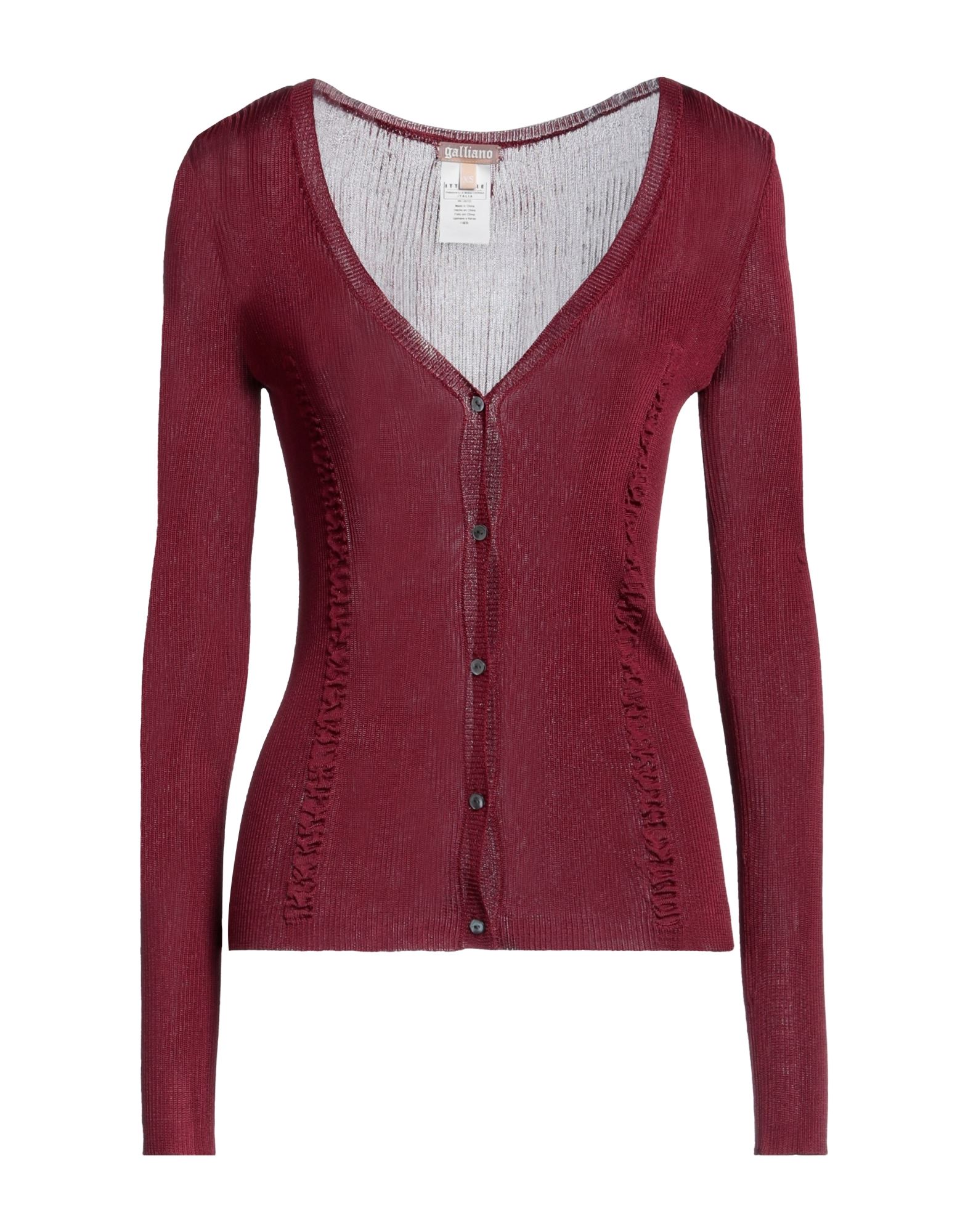 GALLIANO Strickjacke Damen Bordeaux von GALLIANO