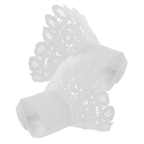 GALPADA 1paar Lace Armbänder Für Frauen Abnehmbare Spitzenmanschetten Elegante Handgelenk-accessoires Für Hochzeiten Cosplay Und Alltag Stilvolle Fake-ärmel Für Jeden Anlass von GALPADA