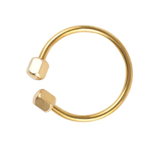 1Stk Schlüsselanhänger aus Messing bastelzeug Goldfarbe keysersdünger Keyring schlusselkasten schlüsselablage keycase einfacher Schlüsselanhänger Outdoor-Schlüsselanhänger Golden GALPADA von GALPADA