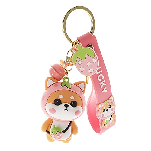 GALPADA 4stücke Kawaii Hund Schlüsselanhänger Mit Glockenanhänger Cartoon Design Und Tragbarer Schlüsselring Dekoration Für Schlüssel Taschen Und Für von GALPADA