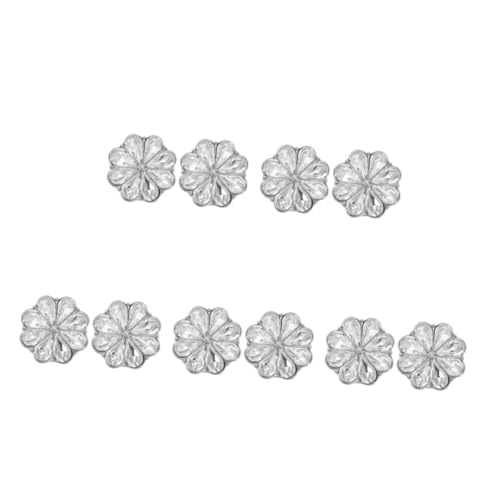 5 Paare Blumen-manschettenknöpfe Pad-futter Zinken Bunte Umgebungslichter Zubehör Transparenter Handtuchhaken Atmungsaktives Futter Perlmuttfarbener Ordner Silver Legierung GALPADA 5 Paare Blumen-manschettenknöpfe Pad-futter Zinken Bunte Umgebungslichter Zubehör Transparenter Handtuchhaken Atmungsaktives Futter Perlmuttfarbener Ordner Silver Legierung GALPADA von GALPADA