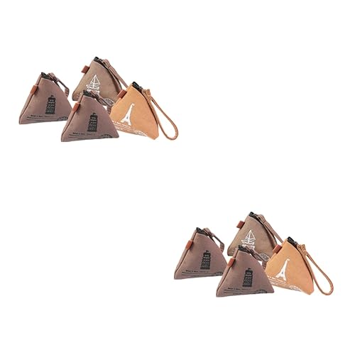 GALPADA 8stücke Dreidimensionale Pyramidengestalt Geldbörse Für Damen Canvas Münzbeutel Für Schule Shopping Und Alltag Zufälliger Stil GALPADA 8stücke Dreidimensionale Pyramidengestalt Geldbörse Für Damen Canvas Münzbeutel Für Schule Shopping Und Alltag Zufälliger Stil von GALPADA