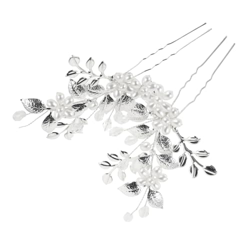 GALPADA 1paar Braut Haarkamm Mit Strass Und Perlen Für Hochzeiten Eleganter Hochzeits Haarschmuck Für Braut Und Brautjungfern Romantisches Accessoire Für Brautfrisuren von GALPADA