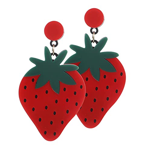 GALPADA Erdbeer-ohrstecker Tägliche Ohrstecker Obst- Vintage Ohrringe Für Frauen Entzückende Vintage Liebevolle Frau Fräulein Legierung Erdbeere GALPADA Erdbeer-ohrstecker Tägliche Ohrstecker Obst- Vintage Ohrringe Für Frauen Entzückende Vintage Liebevolle Frau Fräulein Legierung Erdbeere von GALPADA