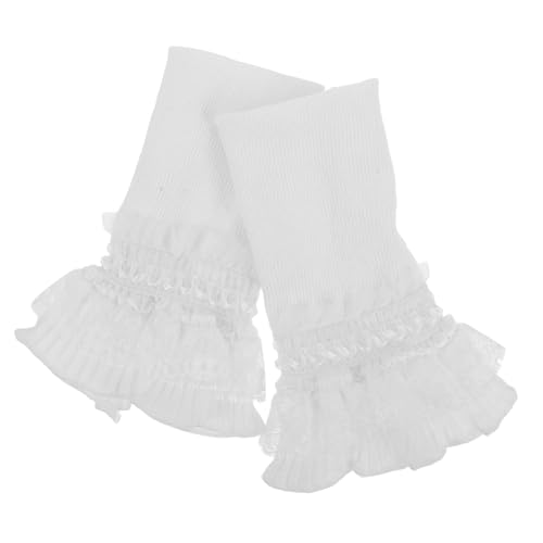 GALPADA 1paar Abnehmbare Blumen Falsche Manschetten Polyester Cuffs Für Kostüme Und Mode-events Und Komfortabel Für Hochzeiten Und Partys von GALPADA