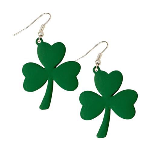 GALPADA 1 Paar Ohrringe Damenohrringe St Patrick'S Day Ohrringe Für Frauen Baumelnde Feiertags Ohrringe Feiertags Ohrringe Statement Ohrringe Für Frauen von GALPADA