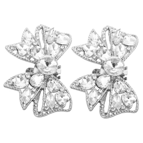 GALPADA Luxuriöse Schuhschnallen Mit Strass-schleife Clip Schuhdekorationen Für Damen Elegant Für Viele Anlässe GALPADA Luxuriöse Schuhschnallen Mit Strass-schleife Clip Schuhdekorationen Für Damen Elegant Für Viele Anlässe von GALPADA