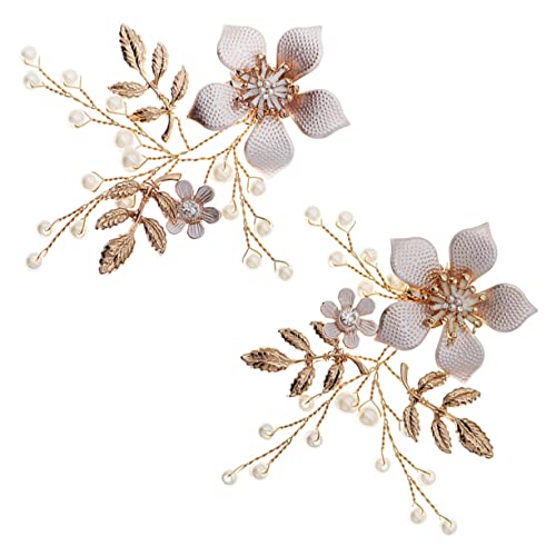 GALPADA 1 Paar Schuhblume Schuhclips Für Hochzeiten Blumenschuhclips Für Die Hochzeit Schuhschmuck Clips Für Schuhdekorationen Schuhe Blumenapplikation Schuhclips Strass Legierung von GALPADA
