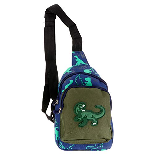 GALPADA 1 STK Dinosaurier-Gürteltasche für Kinder Fanny Packs Jungen Rucksäcke Sling-Geldbörse Geldbörsen Umhängetasche Brusttasche Cartoon-Kindertasche Karikatur Sporttasche Reisen Nylon von GALPADA