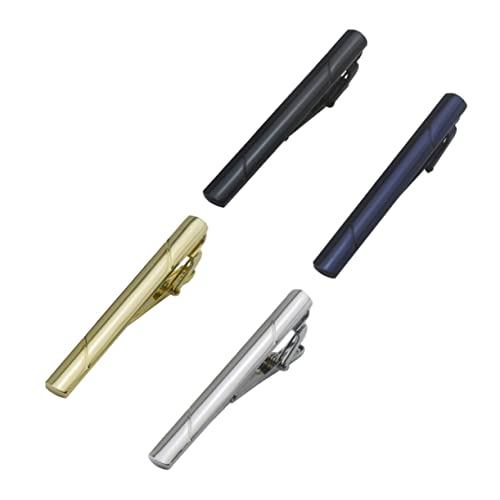GALPADA Elegantes Krawattenklammer-set Für Herren 4-teiliges Krawattenklammer-set Aus Poliertem Metall Für Die Gerade Positionierung Der Krawatte GALPADA Elegantes Krawattenklammer-set Für Herren 4-teiliges Krawattenklammer-set Aus Poliertem Metall Für Die Gerade Positionierung Der Krawatte von GALPADA