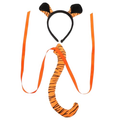 GALPADA 1satz Tier Kostüm Mit Tigerohren Und Haarreif Für Cosplay Geburtstagsfeiern Halloween Und Festivals Bequeme Und Langlebige Kostümaccessoires Für Unvergessliche Erlebnisse von GALPADA