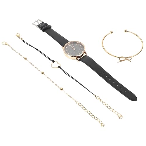 GALPADA Damen Armbanduhr Satz Mit Armband Mode Casual Uhr Für Frauen Hautfreundliches Material Geschenkset Für Jeden Anlass Elegantes Design von GALPADA