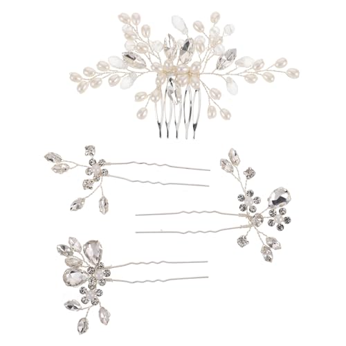 GALPADA Chinesische Haarstäbe Kamm Set Für Hochzeit Braut Haarschmuck Eleganz Haarteile von GALPADA