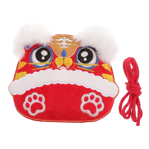 GALPADA 1satz Neuer Titel Kreative Tiger-umhängetasche Für Junge Mädchen Bestickte -Tasche Mit Tigerkopf-Design Für Alltägliche Nutzung Partys Und Festliche Anlässe von GALPADA