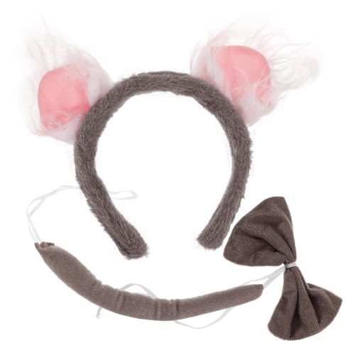 GALPADA Kawaii Ohr-stirnband Set Mit Und Fliege Tierkostüm Zubehör Für Cosplay Partys Und Bühnenauftritte Wiederverwendbar Leicht Und von GALPADA