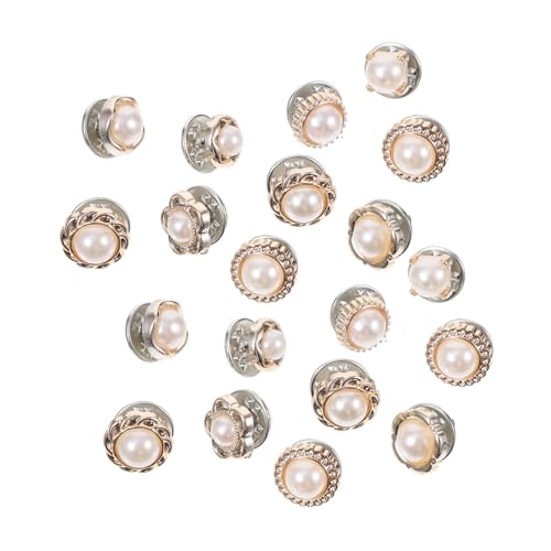 GALPADA 1 Satz Versteckte Schnalle Wäscheklammern Boutonniere Pins Manschettenknöpfe Kleidung Pin Weibliche Manschettenknöpfe Kleidung Kragen Manschettenknopf Kleidung 20 Stück von GALPADA