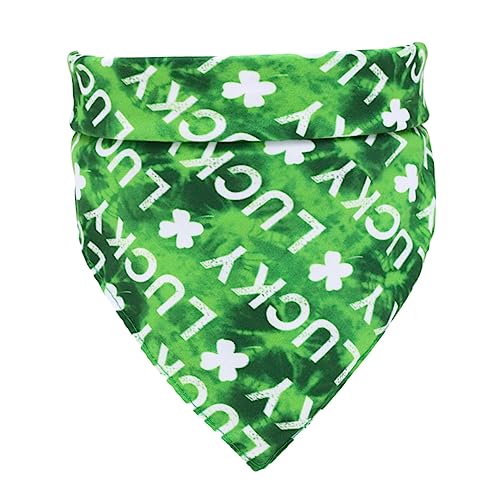 GALPADA 1 Stk Sanpa-lätzchen Dreieckiges Hundehalstuch Haustier-weihnachts-stirnband Katzenbandana Kostüm Gehäkelter Hundeschal Hundebandana Kleiner Hund Polyester Glücklich Patrick von GALPADA