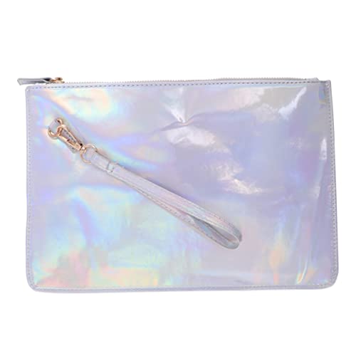 GALPADA Schicke Pu-Einkaufstasche Für Frauen Umschlagtasche in Schillernden Farben Leichtes Design Aufbewahrungspaket Für Kleine Gegenstände von GALPADA