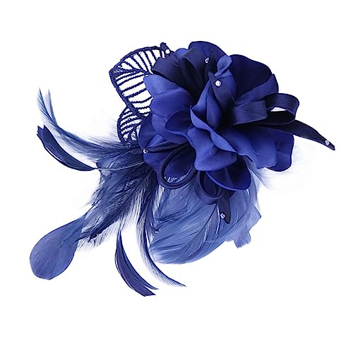 GALPADA 1stk Vintage Brosche Für Damen Haarklammer Blumenbrosche Broschen Für Frauen 1920er Blumenhaarspangen Für Frauen Fascinator Haarspange Mädchen Haarnadel Perücke Gittergewebe Mann von GALPADA