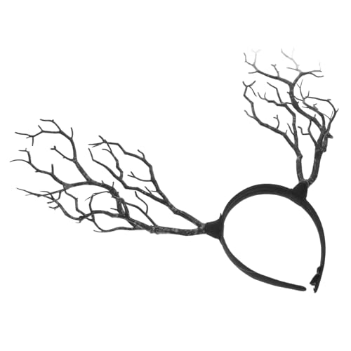 GALPADA 1 Stück Hexenhorn -Kopfschmuck Kopfbedeckung aus Horn Halloween Accessoire Zubehör gotische Kopfbedeckung Hexendekor haarschmuck Halloween-Hörner Hörner Cosplay Plastik Blau von GALPADA