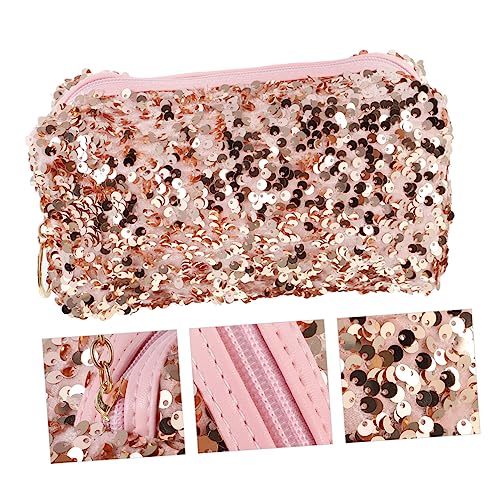 GALPADA Kosmetiktasche Tragbare Make-up-Handtasche Pailletten-Make-up-Tasche Kosmetik-Aufbewahrungstasche Große Kapazität Damen-Reise-Kosmetiktasche Hautpflege Produkte Lagerung Tasche von GALPADA