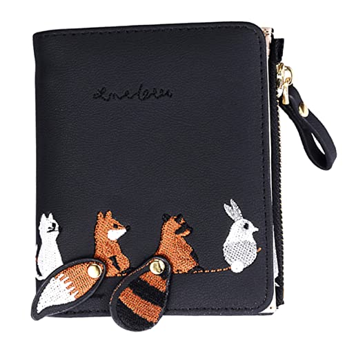 GALPADA 1stk Brieftasche Mit Critter-Print Kinder Geldbörse Süße Taschen Ästhetik Damen Mini Kurze Geldbörse Tier Ledergeldbörsen Für Damen Multifunktion Gürteltasche Mann Pu-Leder von GALPADA